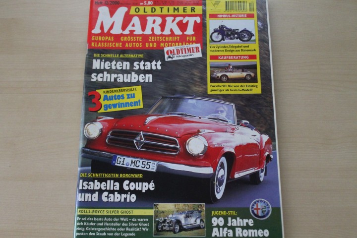 Deckblatt Oldtimer Markt (12/2000)